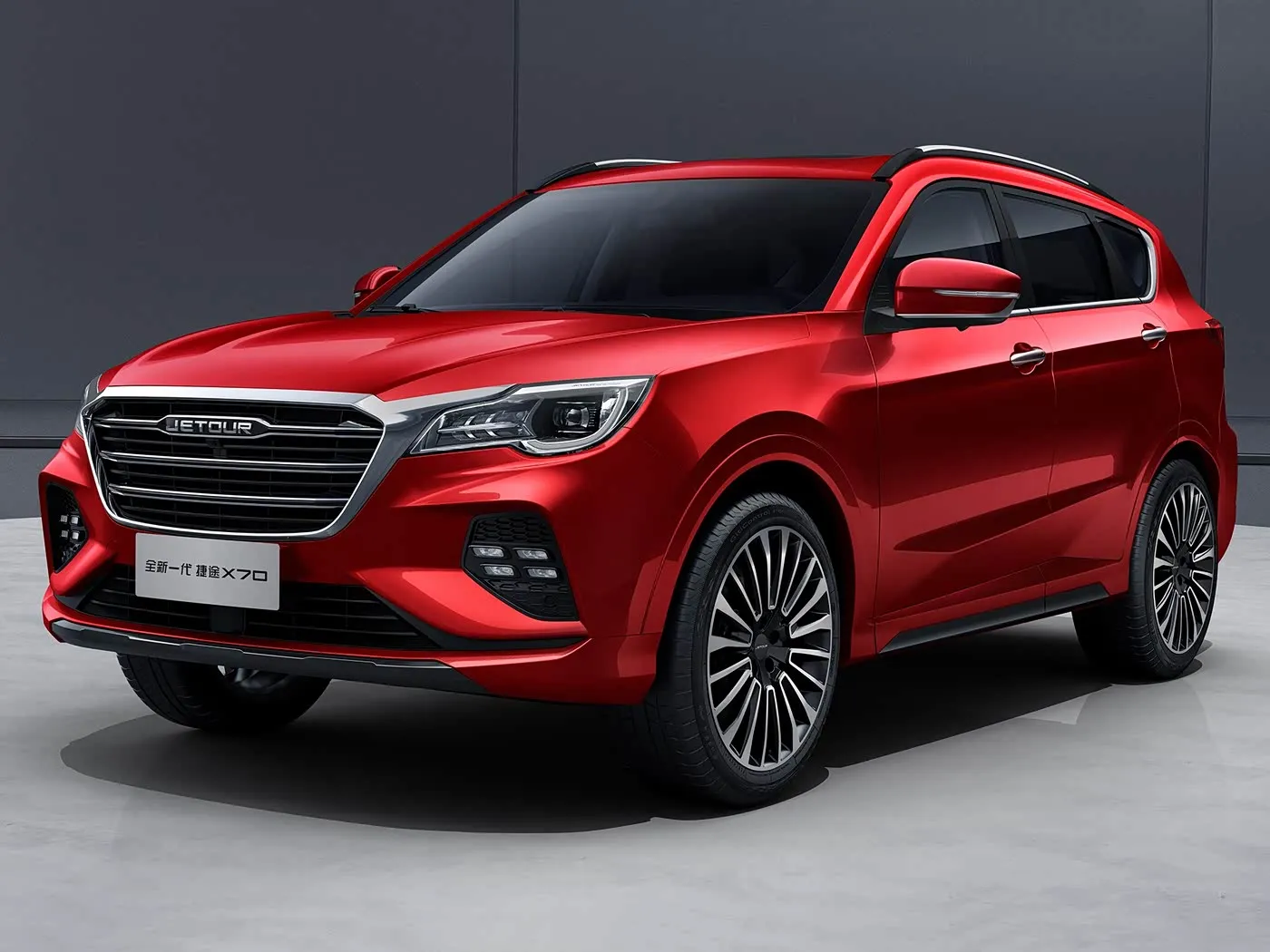 Thương hiệu mới Chery Jetour X70 SUV Lái xe tự động Euro VI Khí thải hợp kim Giá nóc Camera phía sau Ghế da