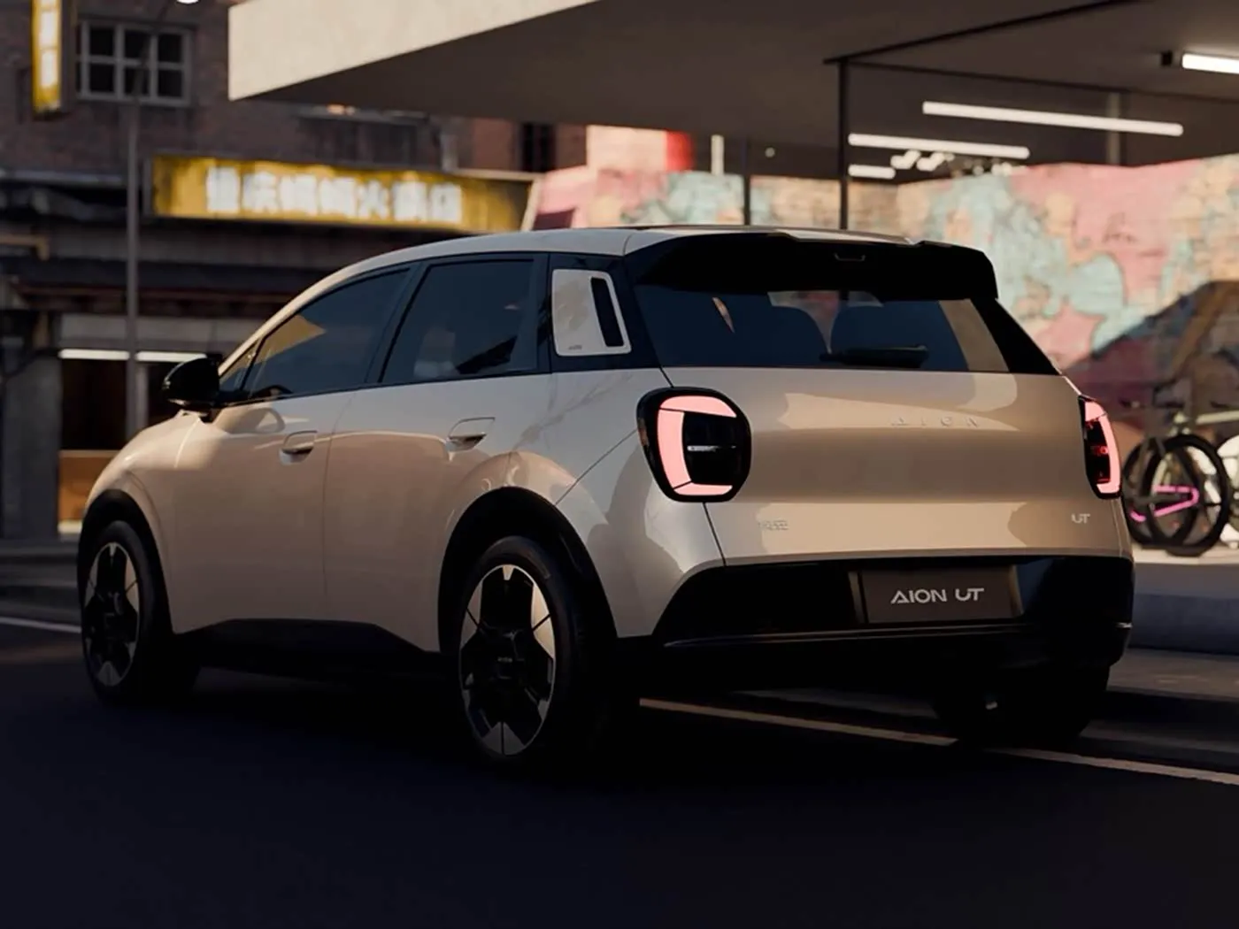 Năng lượng mới Pure Electric Mini Hatchback AION UT Bán chạy Lithium Hybrid EV từ GAC Liên doanh Giá thấp