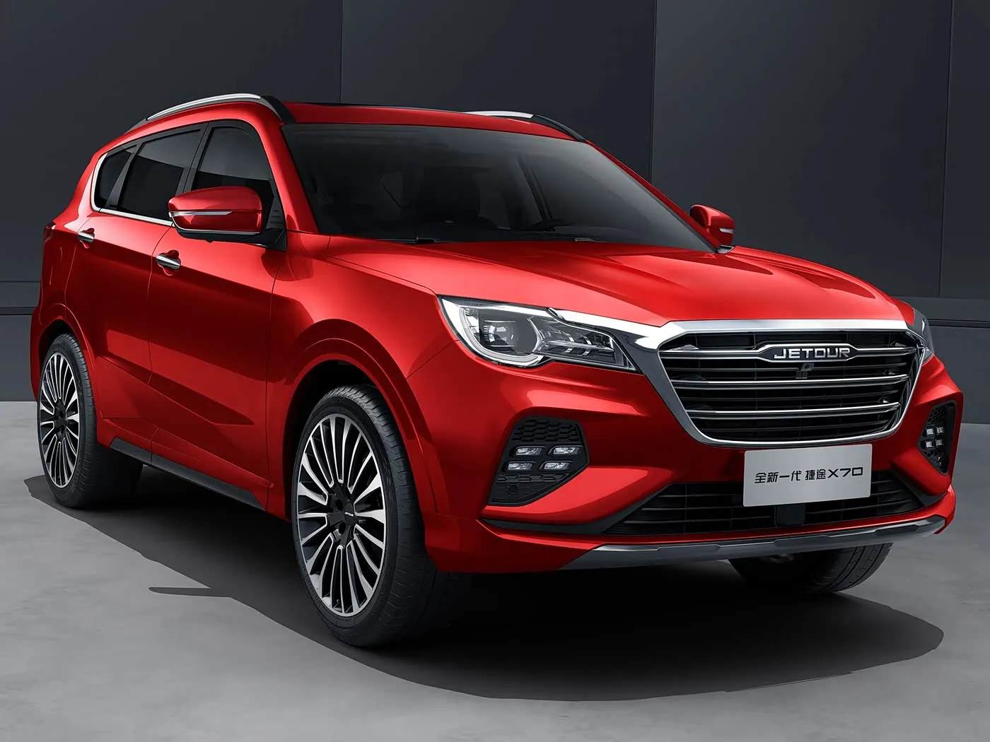 Thương hiệu mới Chery Jetour X70 SUV Lái xe tự động Euro VI Khí thải hợp kim Giá nóc Camera phía sau Ghế da