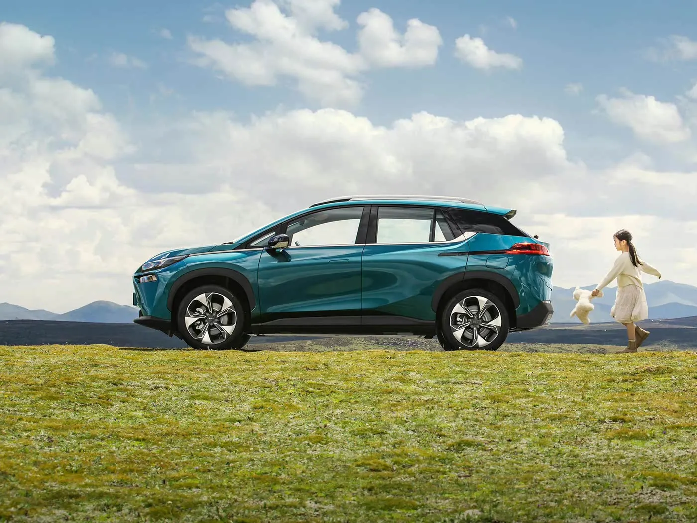 Chiếc SUV điện sang trọng AION V Tyrannosaurus Trải nghiệm lái xe bên trái tối ưu với các tính năng nâng cao Xe năng lượng mới