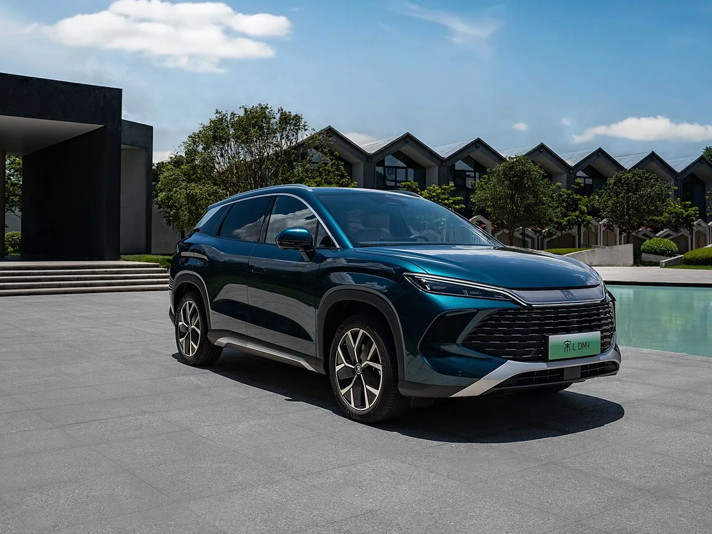 BYD Song L DM-i Compact PHEV SUV tầm xa, xe năng lượng mới tốc độ cao DiPilot 2.0 Ghế sưởi Camera toàn cảnh 360°