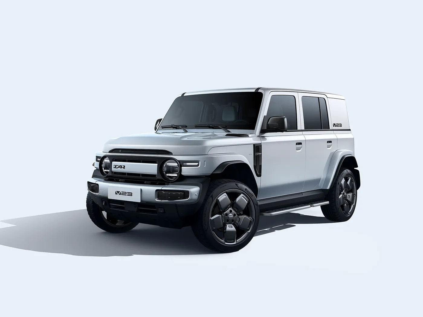 Chery ICar V23 EEC Mini SUV được chứng nhận EEC Hybrid Electric 4WD Off-Road Pin Lithium Tay lái bên trái Xe năng lượng mới
