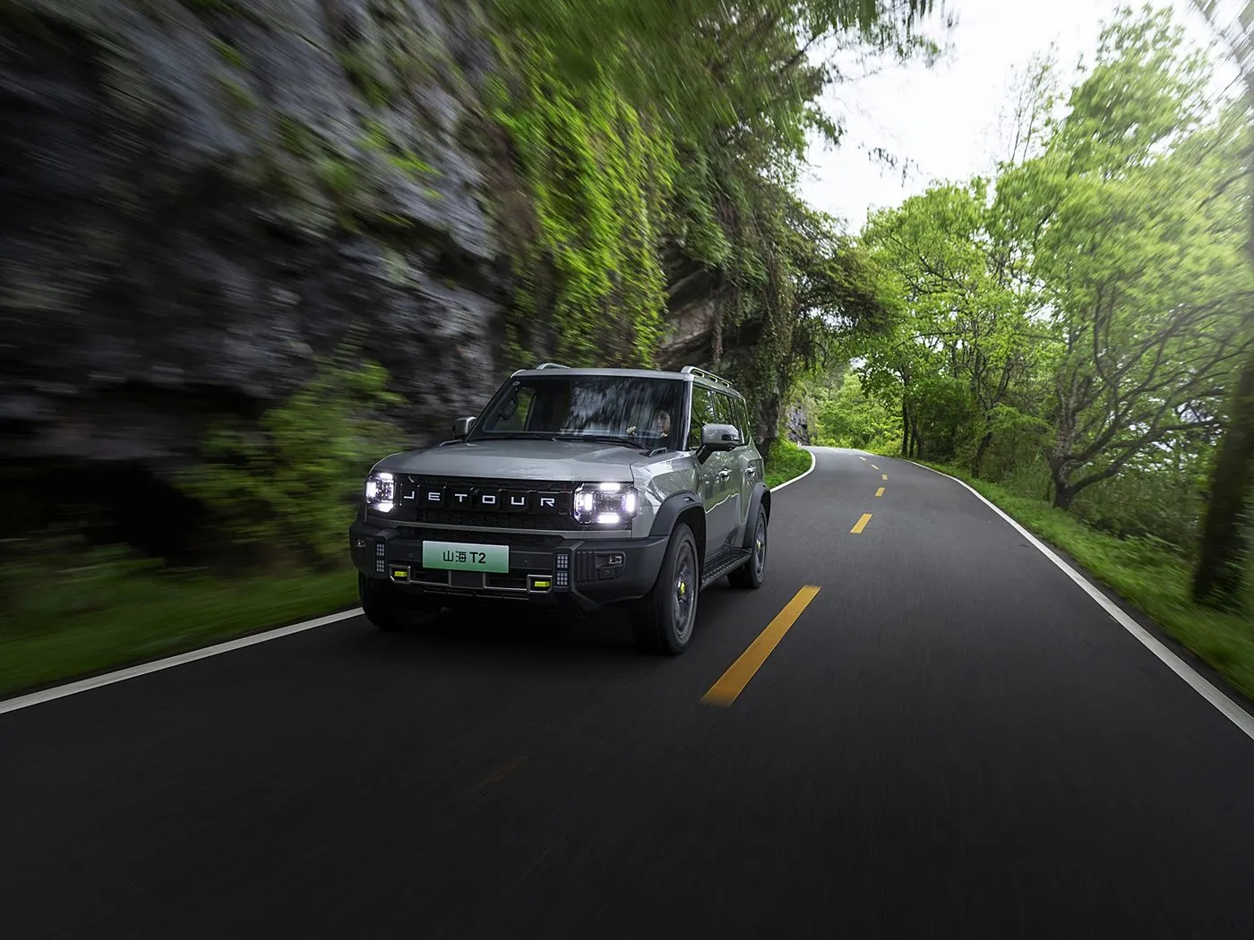 Jetour T2 SUV Phiên bản hybrid Euro VI Đèn mới đến Turbo ACC Hộp số tự động Da Tay lái bên trái