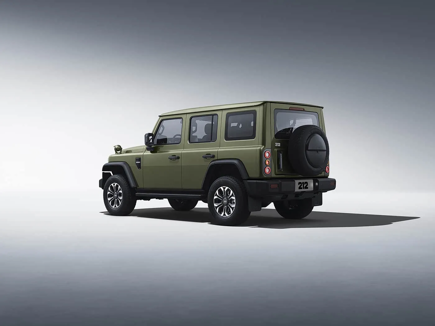 2025 BAIC 212 T01 Chắc Chắn 4WD SUV Nhỏ Gọn Xăng/Diesel 8AT & Da Nội Thất Da Nóng Vô Lăng Dài Bánh Xe
