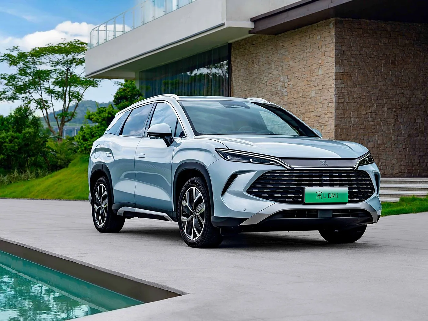BYD Song L DM-i Compact PHEV SUV tầm xa, xe năng lượng mới tốc độ cao DiPilot 2.0 Ghế sưởi Camera toàn cảnh 360°