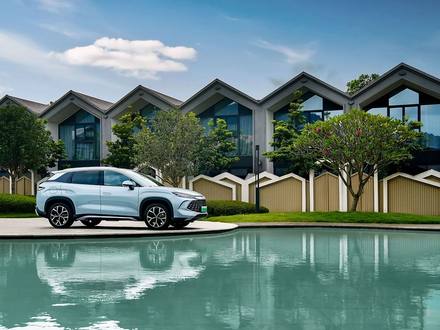 BYD Song L DM-i Compact PHEV SUV tầm xa, xe năng lượng mới tốc độ cao DiPilot 2.0 Ghế sưởi Camera toàn cảnh 360°