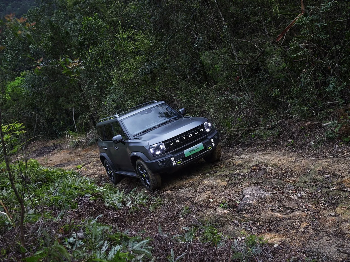 Jetour T2 SUV Phiên bản hybrid Euro VI Đèn mới đến Turbo ACC Hộp số tự động Da Tay lái bên trái