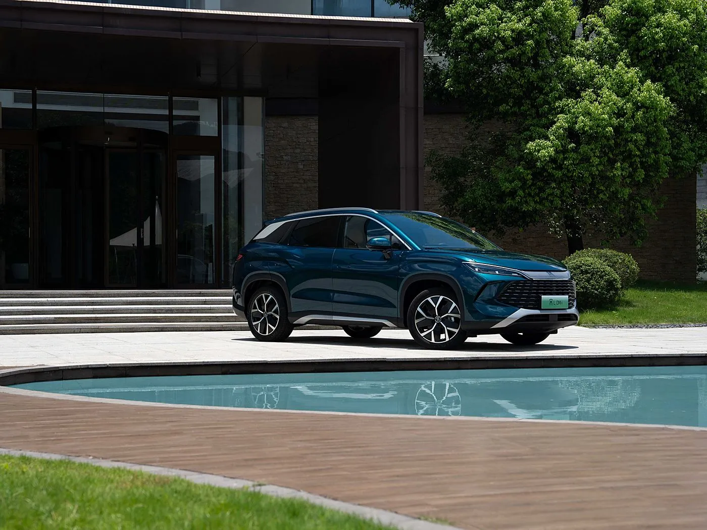 BYD Song L DM-i Compact PHEV SUV tầm xa, xe năng lượng mới tốc độ cao DiPilot 2.0 Ghế sưởi Camera toàn cảnh 360°
