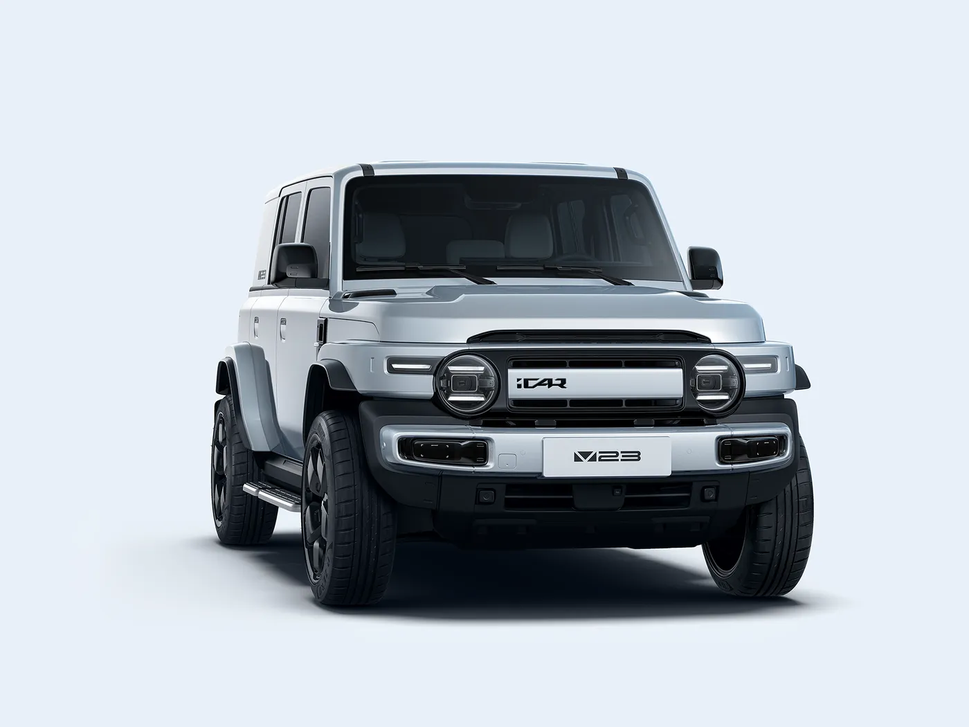 Chery ICar V23 EEC Mini SUV được chứng nhận EEC Hybrid Electric 4WD Off-Road Pin Lithium Tay lái bên trái Xe năng lượng mới